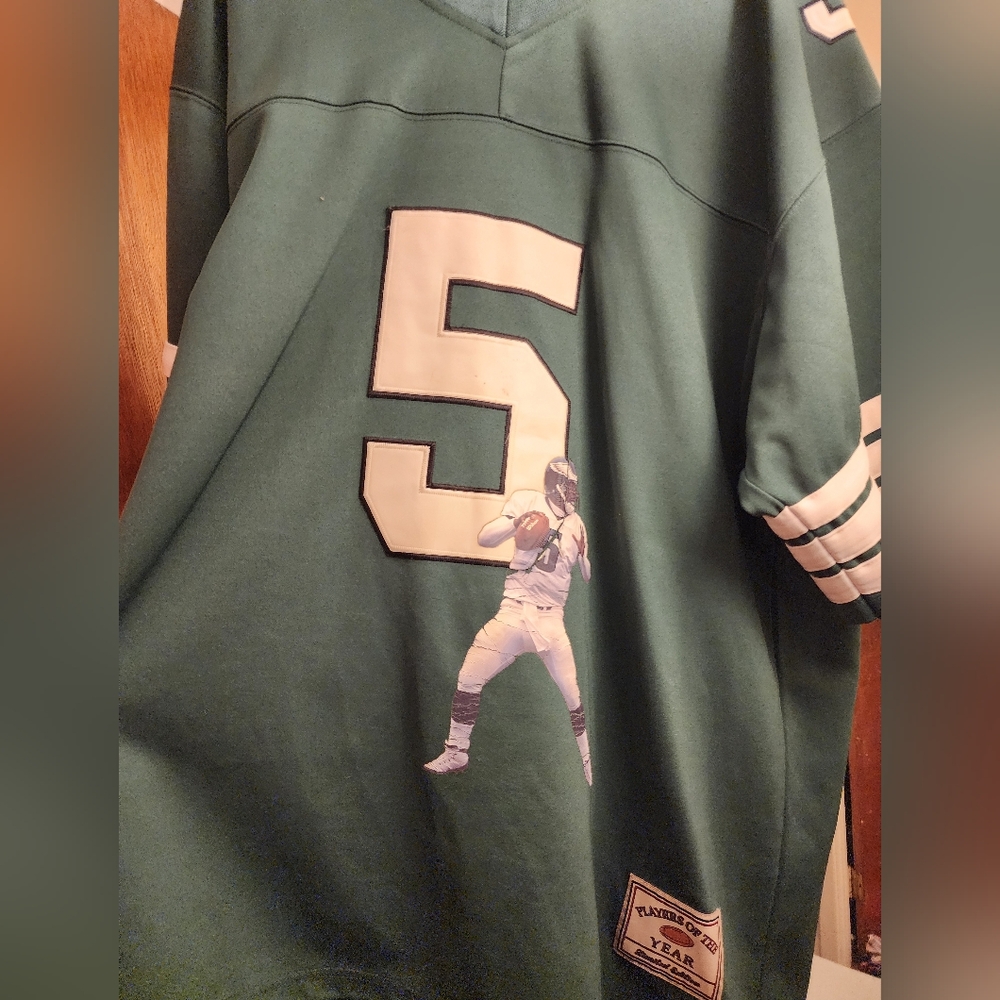 Vintage Green Football Jersey